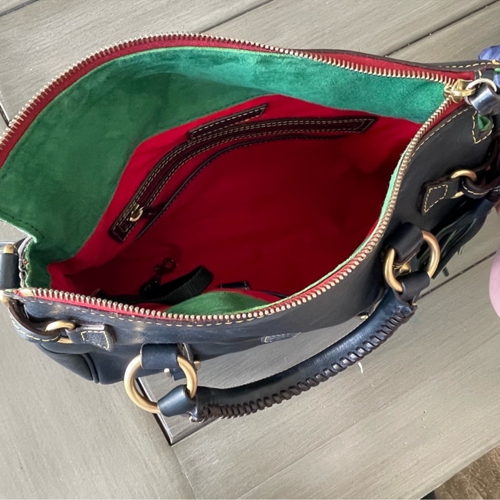 Dooney & Bourke Navy Blue Florentine Satchel (Mini) - Picture 10 of 16